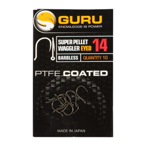 Guru Super Pellet Waggler szakáll nélküli horog 12 méret