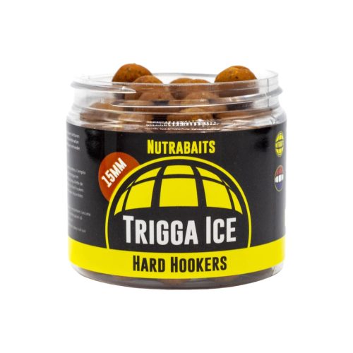 Nutrabaits hard hookers Trigga Ice 16mm - kikeményített horogcsali