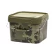 Korda Camo Bucket - Terepmintás kocka vödör 10l prémium Korda horgásztermék.