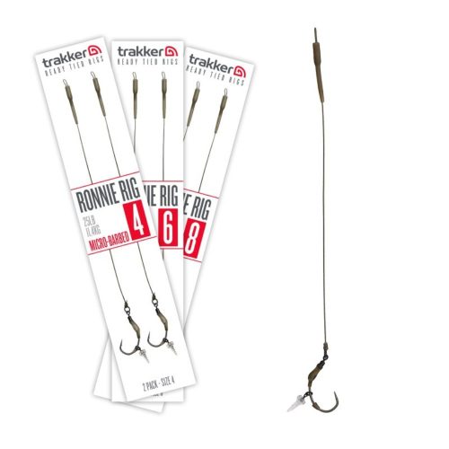 Trakker Ronnie Rig 6 - szakállas előkötött horog
