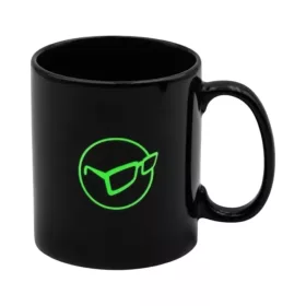 Korda Mug Glasses Logo - Korda logóval ellátott bögre fekete prémium Korda horgásztermék.