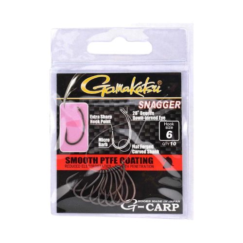 Gamakatsu G-CARP SNAGGER HOOKS - 2 méretű horog