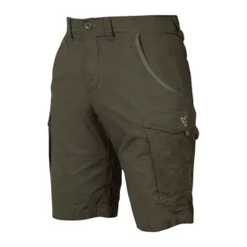 Fox Collection Combat Shorts Green/Silver - CarpHunter