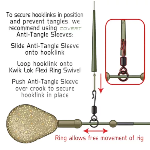 Gardner Covert Flexi-Ring Kwik Lok Swivels 8