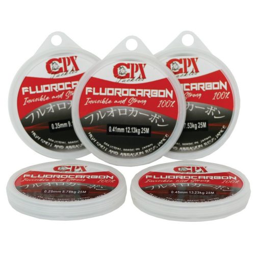 CPX Fluorocarbon zsinór 25m Clear - 0,20mm