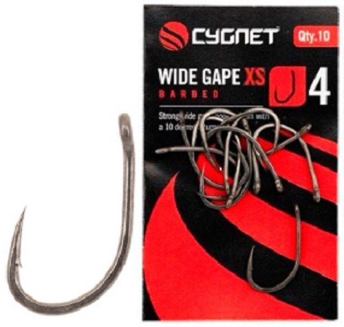 Cygnet WIDE GAPE XS SIZE 2 BARBED - Extra erős  horog