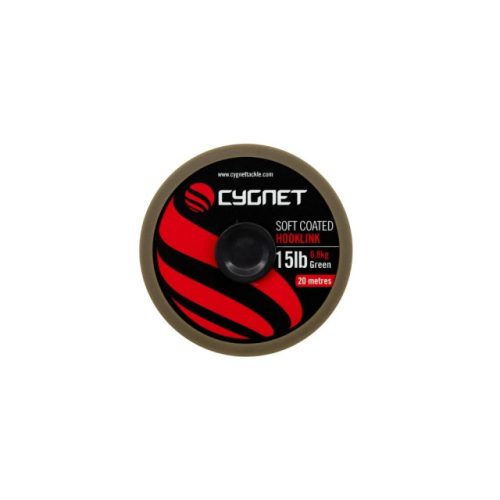 Cygnet Soft Coated Hooklink 15lb 20m - Lágy, bevonatos, fonott előkezsinór