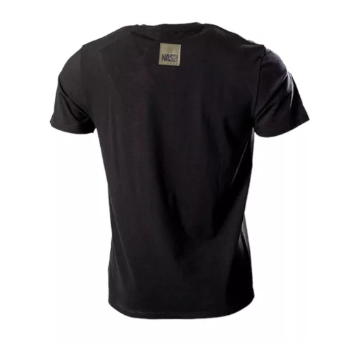 Nash Box Logo T shirt Black- Fekete rövid ujjú póló XL méret - CarpHunter
