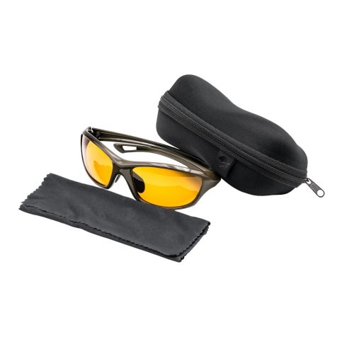 Korda Sunglasses Wraps Matt Green Frame / Yellow -  napszemüveg sárga lencsével