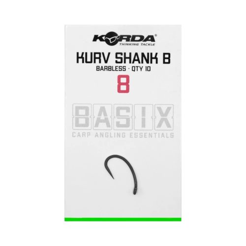 Korda Basix Horog Kurv Barbless 8 - szakáll nélküli horog