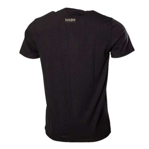 Nash Fish Logo T-shirt Black - Fekete rövid ujjú póló