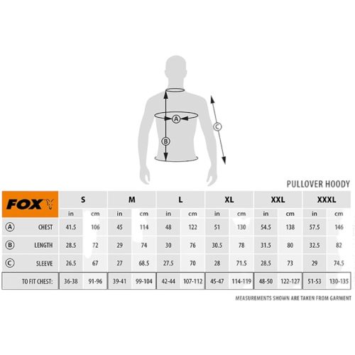 Fox Black / Camo Print Hoody 