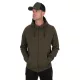Fox Collection LW Hoody Green & Black - Kapucnis Zippzáras vékony pulóver XXL méret prémium Fox International horgásztermék.
