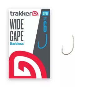   Trakker Wide Gape Barbless horog 6 méret - szakáll nélküli horog