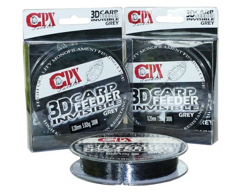 CPX 3D Carp Feeder zsinór 300m - 0,30mm - GREY