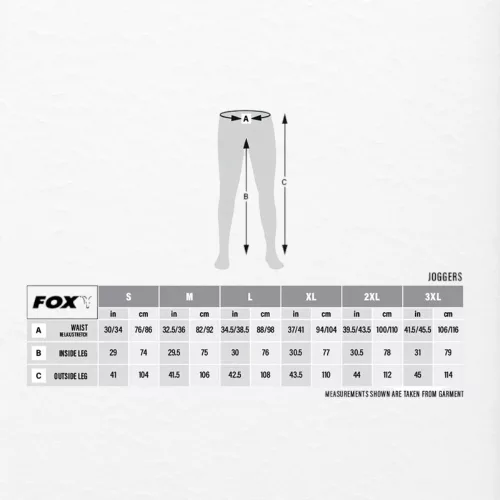 Fox Classic Jogger Black / Orange - Melegítő nadrág M - CarpHunter