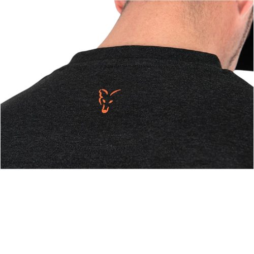 Fox Collection Balack & Orange t-shirt M - rövidujjú póló M méret