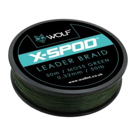 WOLF X-SPOD Braided Shock Leader 50lb x 50m