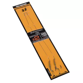 POLE POSITION SNOWMAN RIG 25LB - előkötött horog 2 méret - CarpHunter