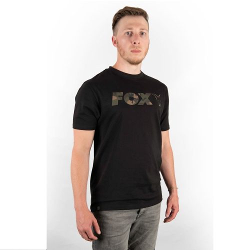 Fox Black Camo print T shirt XXXL