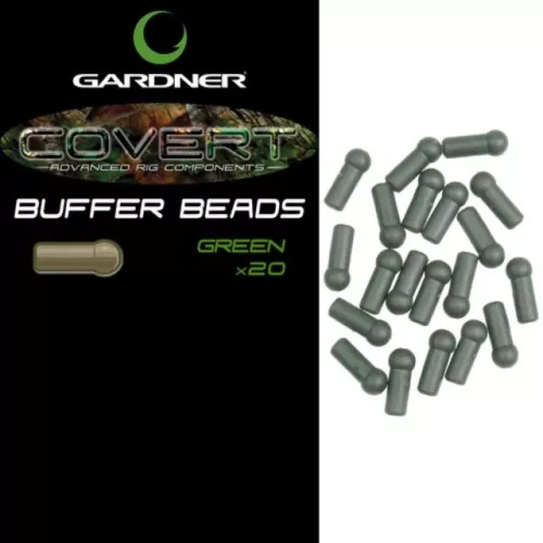 Gardner Covert Buffer Beads Green - CarpHunter