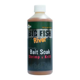DYNAMITE BAITS BIG FISH RIVER BAIT SOAK SHRIMP KRILL 500 ML