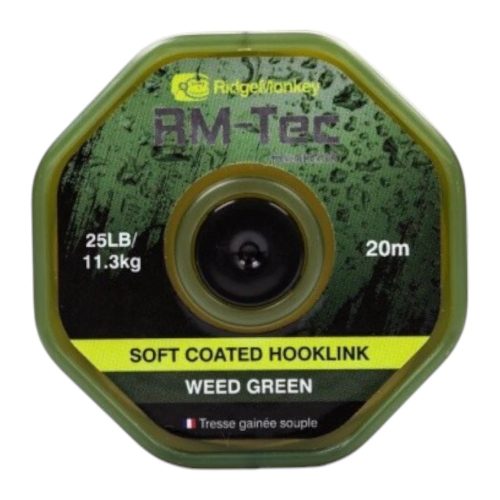 RidgeMonkey RM-Tec Soft Coated Hooklink előkezsinór 35lb Camo