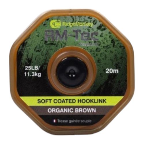 RidgeMonkey RM-Tec Soft Coated Hooklink előkezsinór 35lb Camo