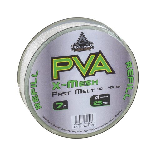 ANACONDA Fast Melt PVA X-Mesh Refill 7m/25mm - PVA utántöltő