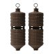 WOLF Method Feeder  (2pcs Cover Brown + 10 pcs x 10gr)