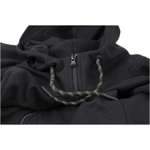Fox Coll Black Orange LW Hoodie - Könnyű fekete narancs pulóver