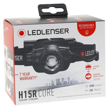 Led lenser Fejlámpa H15R Core - tölthető fejlámpa 