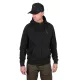 FOX COLLECTION LW HOODY BLACK & ORANGE Size L - Zippzáras kapucnis pulóver L méret prémium Fox International horgásztermék.