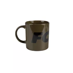 Fox Green and Black Logo Ceramic Mug - kerámia bögre prémium Fox International horgásztermék.