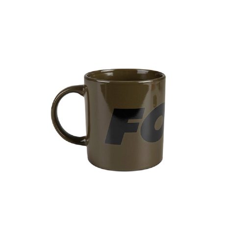 Fox Green and Black Logo Ceramic Mug - kerámia bögre