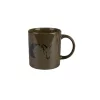 Fox Green and Black Logo Ceramic Mug - kerámia bögre prémium Fox International horgásztermék.