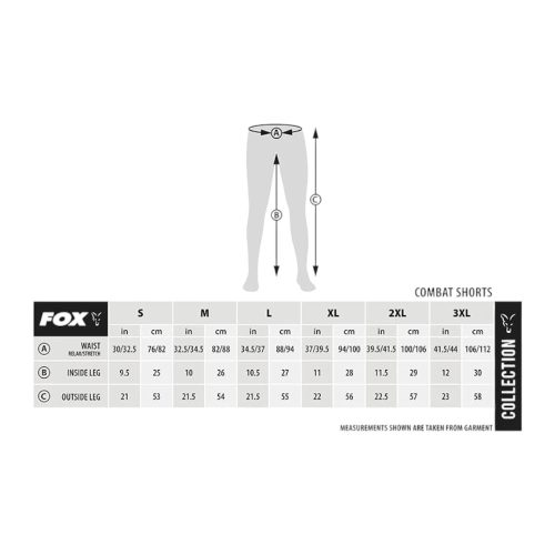 Fox Collection Combat Shorts Green/Silver XXL