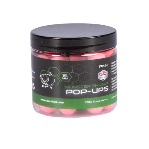 Nash Monster Shrimp 15mm Pop up bojli Pink