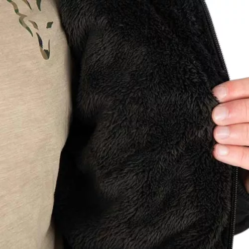Fox Collection Sherpa Jacket Black/Orange XXL - Fox téli kabát prémium Fox International horgásztermék.