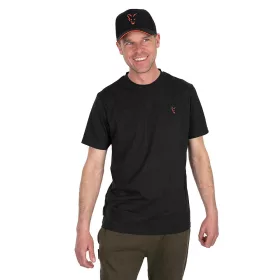 Fox Collection Balack & Orange t-shirt - rövidujjú póló - CarpHunter