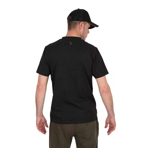Fox Collection Balack & Orange t-shirt - rövidujjú póló prémium Fox International horgásztermék.