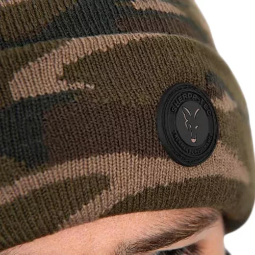 Fox Camo Sherpa Tec Beanie - Fox téli sapka prémium Fox International horgásztermék.