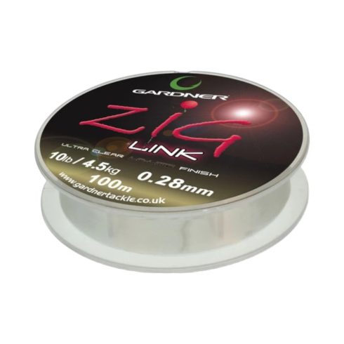 Gardner Zig Link 12lb 100m Clear - zig zsinór