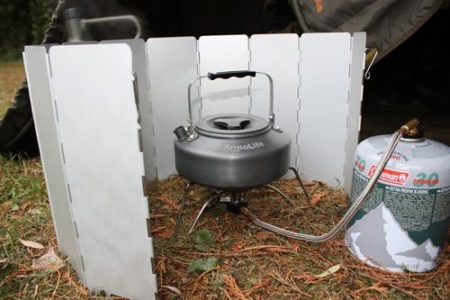 Trakker Armolife Windshield Gázfőzőhöz széthajtogatható szélfogó