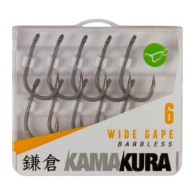 Korda horog Kamakura Wide Gape Barbless Size 6