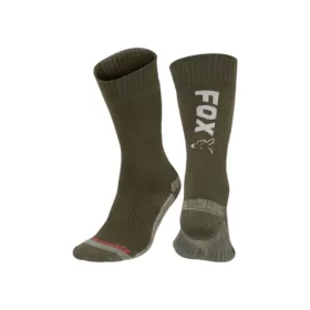 Fox Green/Silver thermo sock Sz6-9 EU 40-43 - thermo zokni prémium Fox International horgásztermék.