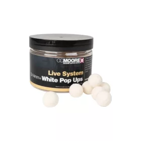 CC Moore Live System White Pop Ups - 14mm prémium CC Moore horgásztermék.