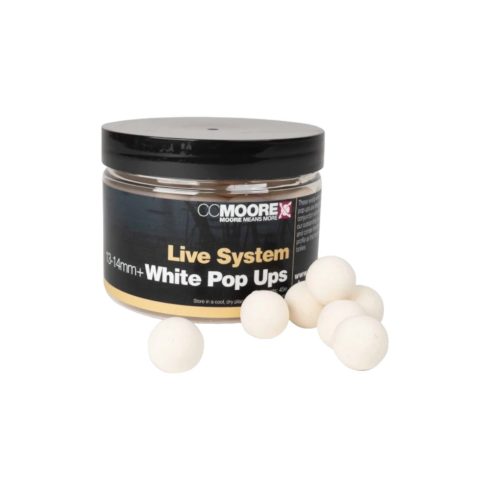 CC Moore Live System White Pop Ups - 13-14mm