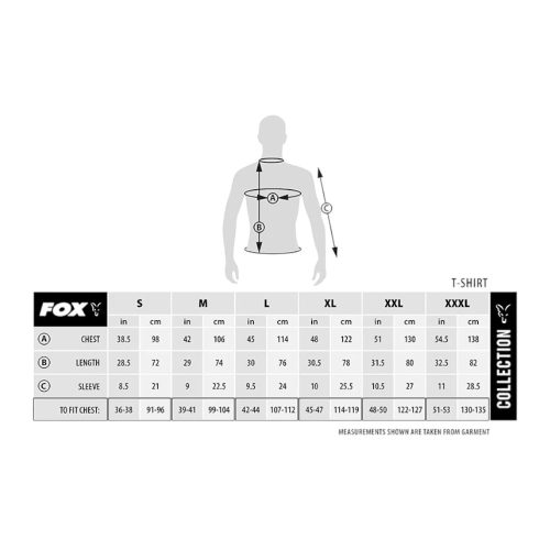 Fox Coll Green Silver T- Shirt SMALL