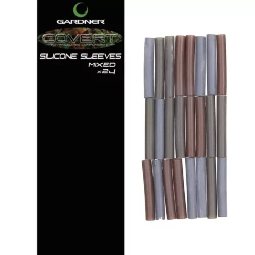 Gardner Covert Silicone Sleeves Mixed Colours - CarpHunter